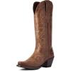 ARIAT womens Heritage D Toe Stretchfit Western BootWestern Boot(Chocolate Chip/Turquoise)