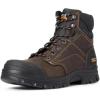 Ariat BMVY9 Mens Treadfast 6″ Waterproof Steel Toe Work Boot Dark Brown 10.5