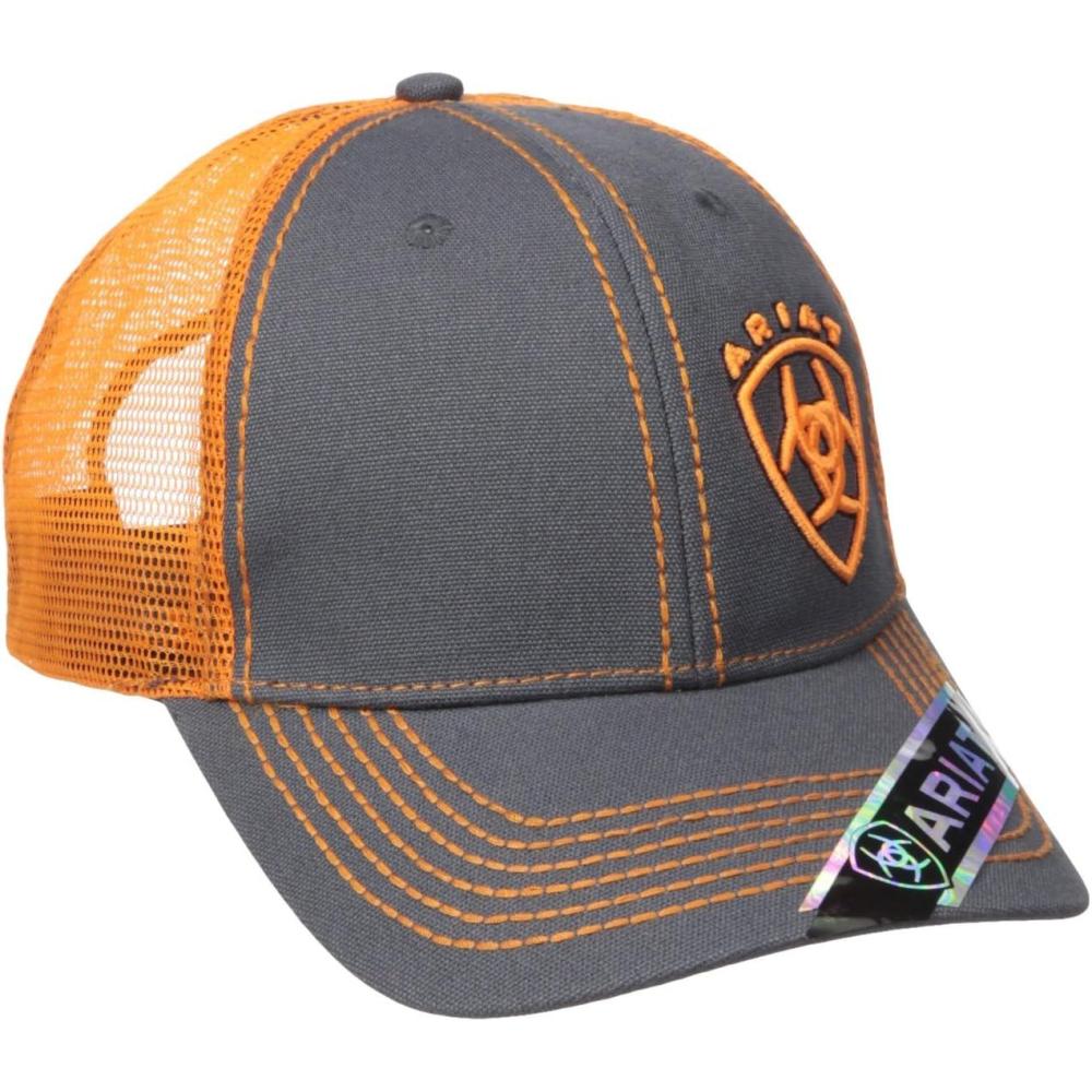 imageARIAT Mens Orange Gray OffsetOrangeGray