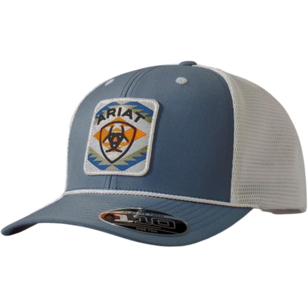 imageAriat Flexfit 110 Mens Cap Southwest Patch Blue