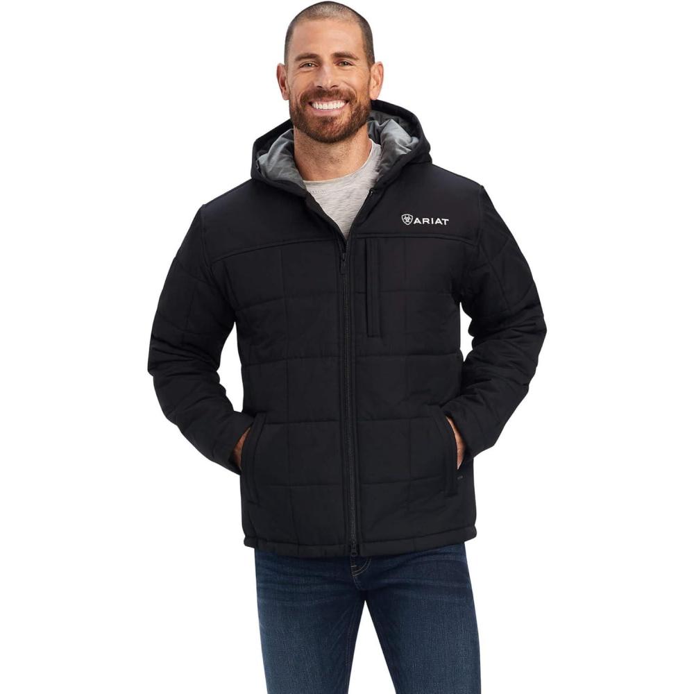 imageAriat Mens Crius Hooded Insulated JacketBlack