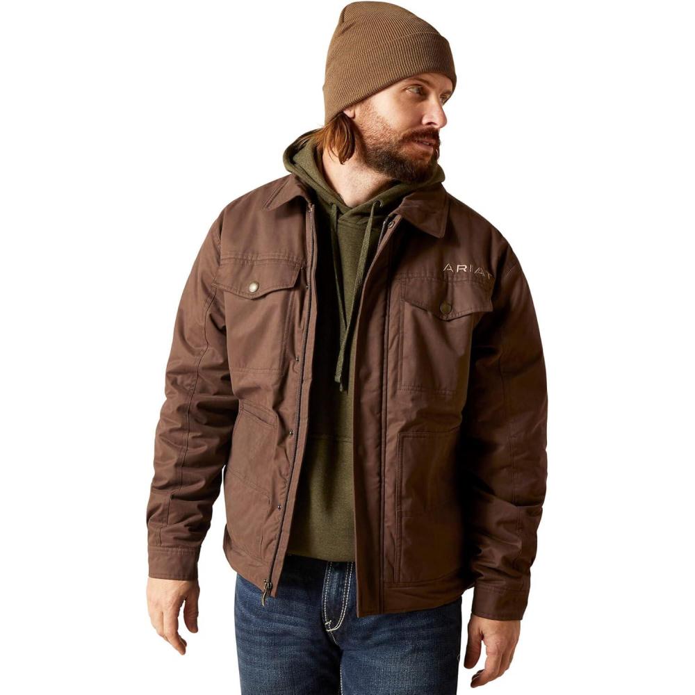 imageAriat Mens Grizzly 20 Canvas Conceal Carry JacketBracken