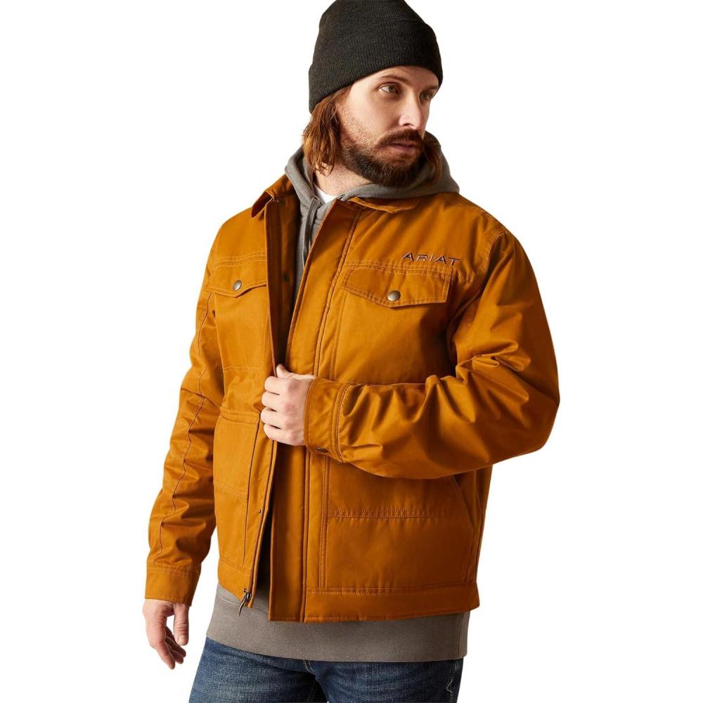 imageAriat Mens Grizzly 20 Canvas Conceal Carry JacketChestnut