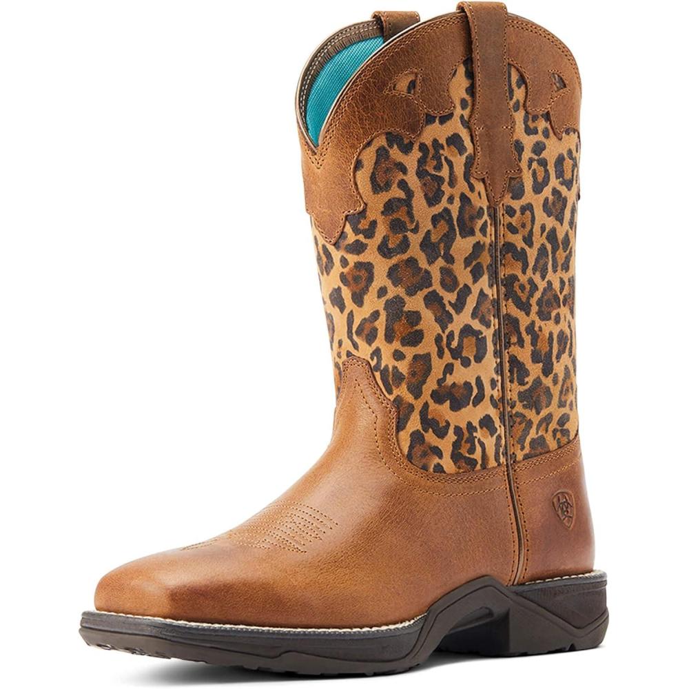 imageAriat Womens Anthem Shortie Savanna Western BootTortuga