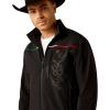 ARIAT Men Pioneer Stretchshell Mexico Jacket(Black)