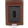 ARIAT Men’s Basketweave Embossed Leather Money Clip Wallet