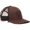 ARIAT Men’s Brown Snapback Shield Logo Cap