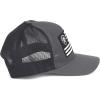 ARIAT Men’s Flexfit Amerian Flag Patriot Snapback Baseball Cap(Charcoal)