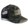 ARIAT Men’s Flexfit American Flag Patriot Snapback Baseball Cap, Camo