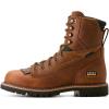 ARIAT Men’s Longview Shock Shield 8″ Waterproof Work Boot Industrial(Copper Brown)
