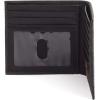 ARIAT Men’s Pebbled Bull Hide Leather Bifold Wallet (Black)(Black)
