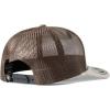 ARIAT Men’s Suede Patch International Cap, Structured 6-Panel, Snap Back, Mesh Back, Polyester Blend, Tan