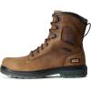 ARIAT mens Turbo 8″ Csa Waterproof Carbon Toe Work Boot(Aged Bark)