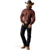 Ariat Men’s Pro Series Gradon Classic Fit Shirt(Dark Red)