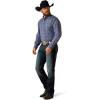 Ariat Men’s Pro Series Gradon Classic Fit Shirt(Grey Blue)