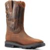 Ariat Men’s Sierra Shock Shield Brown Patriot 11″ Work Boots(Distressed Brown)