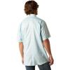 Ariat Mens Taupe Grey Venttek Short Sleeve Shirt(Blue)