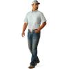 Ariat Mens Taupe Grey Venttek Short Sleeve Shirt(Papyrus)