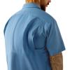 Ariat Mens Taupe Grey Venttek Short Sleeve Shirt(Sapphire)