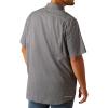 Ariat Mens Taupe Grey Venttek Short Sleeve Shirt(Skyride)
