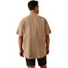 Ariat Mens Taupe Grey Venttek Short Sleeve Shirt(Taupe Grey)