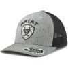 ARIAT Flexfit110 Snapback Aztec Logo Mesh Back Cap(Grey)