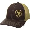 ARIAT Men’s Flexfit 110 Mesh Cap, Adjustable Classic Cap for All-Day Comfort(Brown)