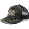 ARIAT Men’s Flexfit American Flag Patriot Snapback Baseball Cap, Camo