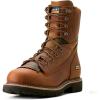 ARIAT Men’s Longview Shock Shield 8″ Waterproof Work Boot Industrial(Copper Brown)