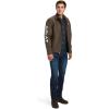 ARIAT Men’s New Team Softshell Mexico Water Resistant Jacket(Banyan_bark_heather)