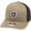 ARIAT Men’s Richardson R112 Cap, Olive with Embroidered Shield, Black Mesh Back, Snapback