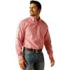 Ariat Men’s Pro Series Gradon Classic Fit Shirt(Red)