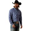 Ariat Men’s Pro Series Gradon Classic Fit Shirt(Royal Blue)