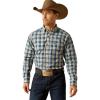 Ariat Men’s Pro Series Gradon Classic Fit Shirt(Teal)