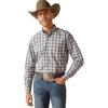 Ariat Men’s Pro Series Gradon Classic Fit Shirt(White)