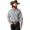 Ariat Mens Pro Series Walt Classic Fit Shirt(Blue)