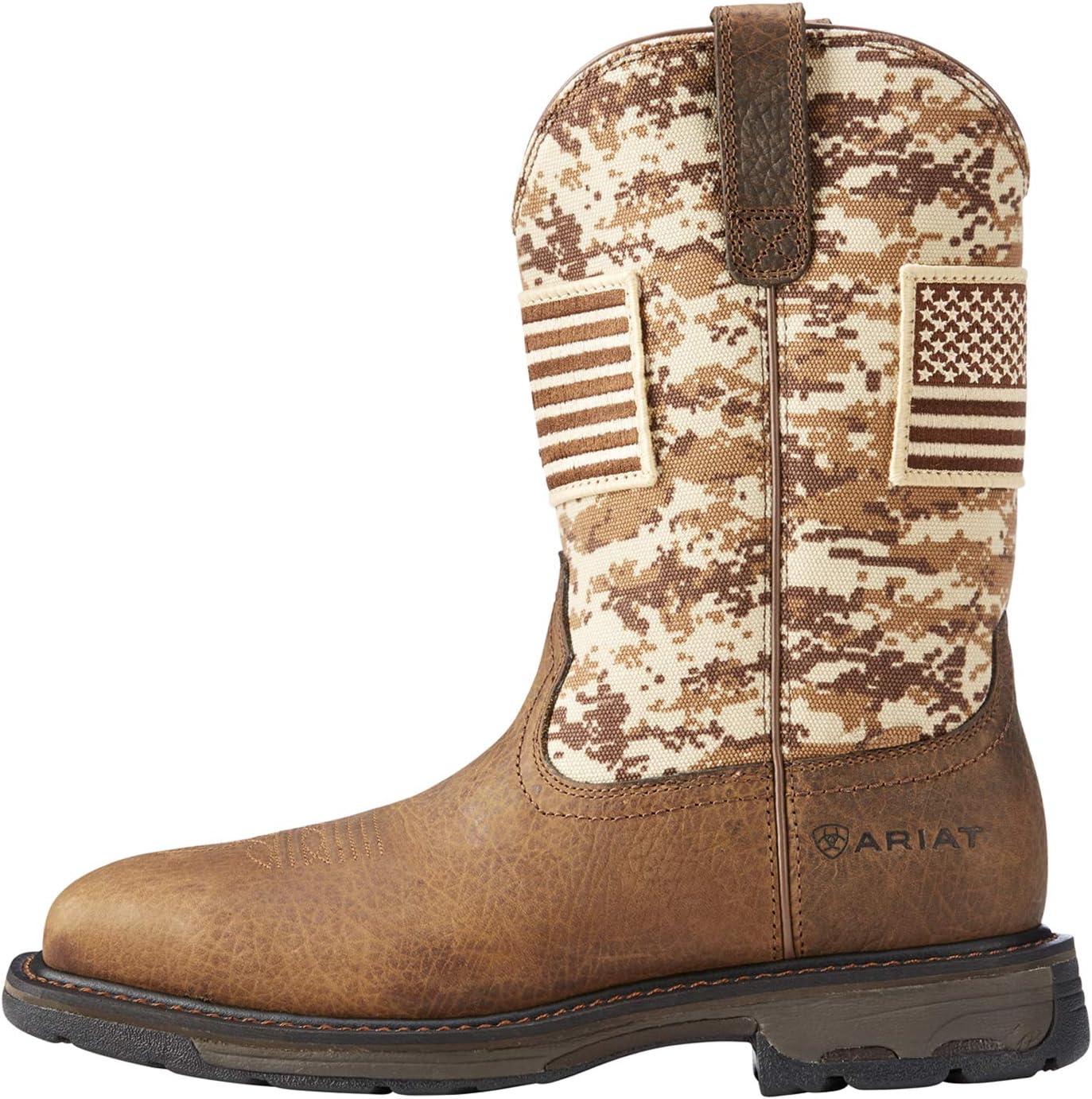 imageARIAT Mens WorkHog Patriot Work Boot