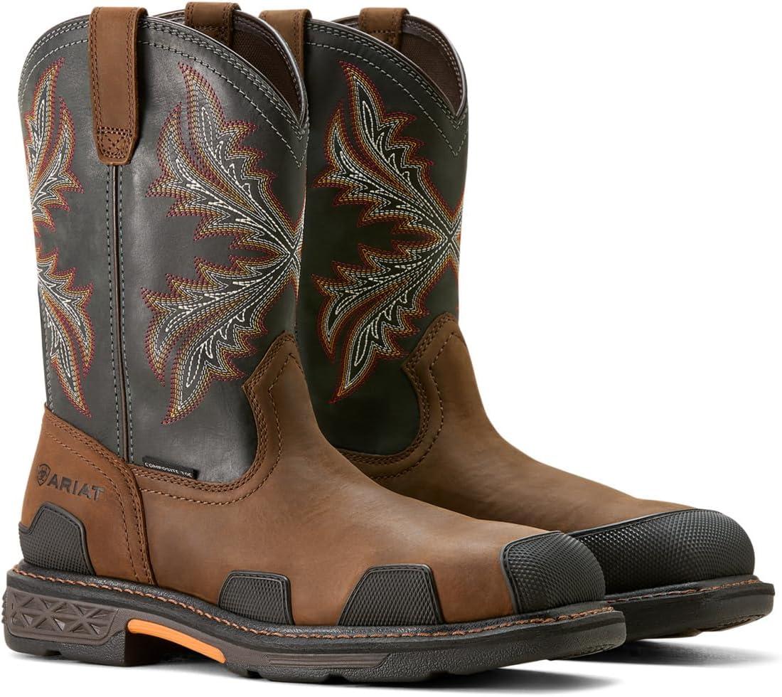 imageARIAT Overdrive Mens BootBrownRough Stone