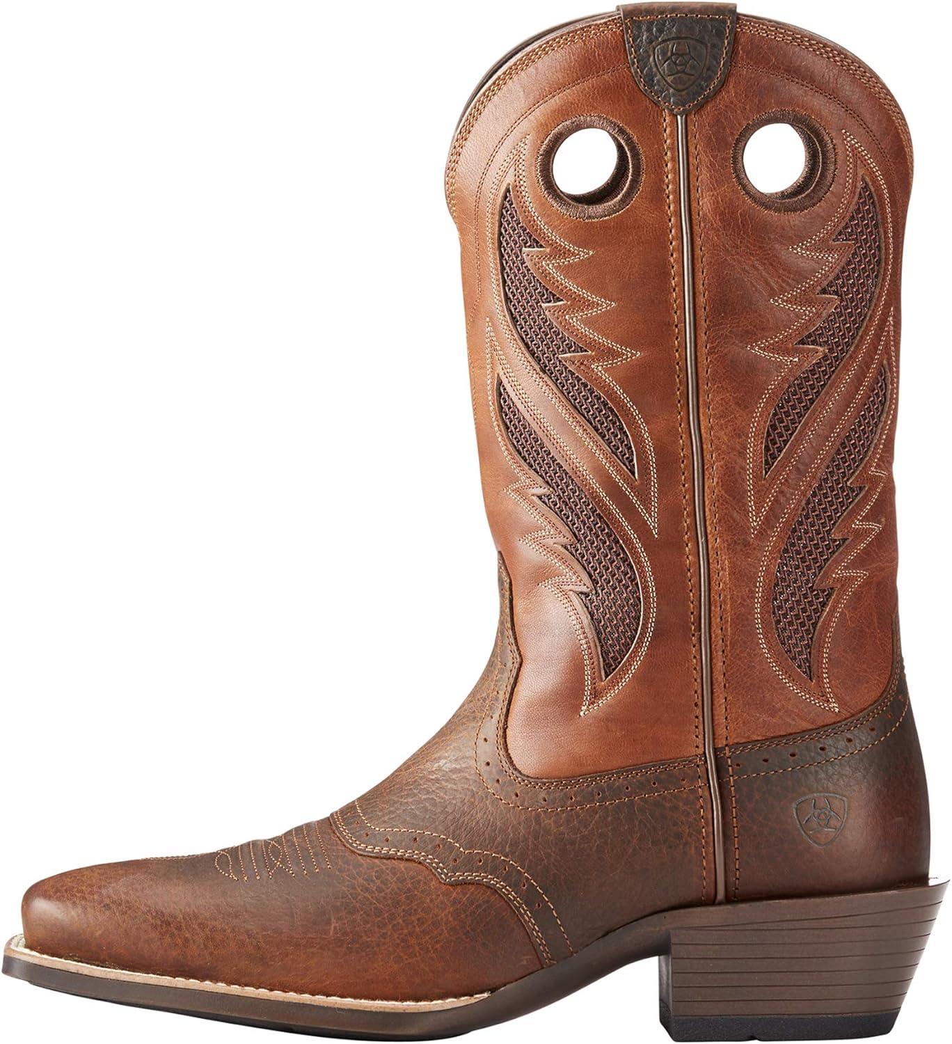 imageAriat Mens Venttek Narrow Square Toe Ultra Western BootAntique Brown