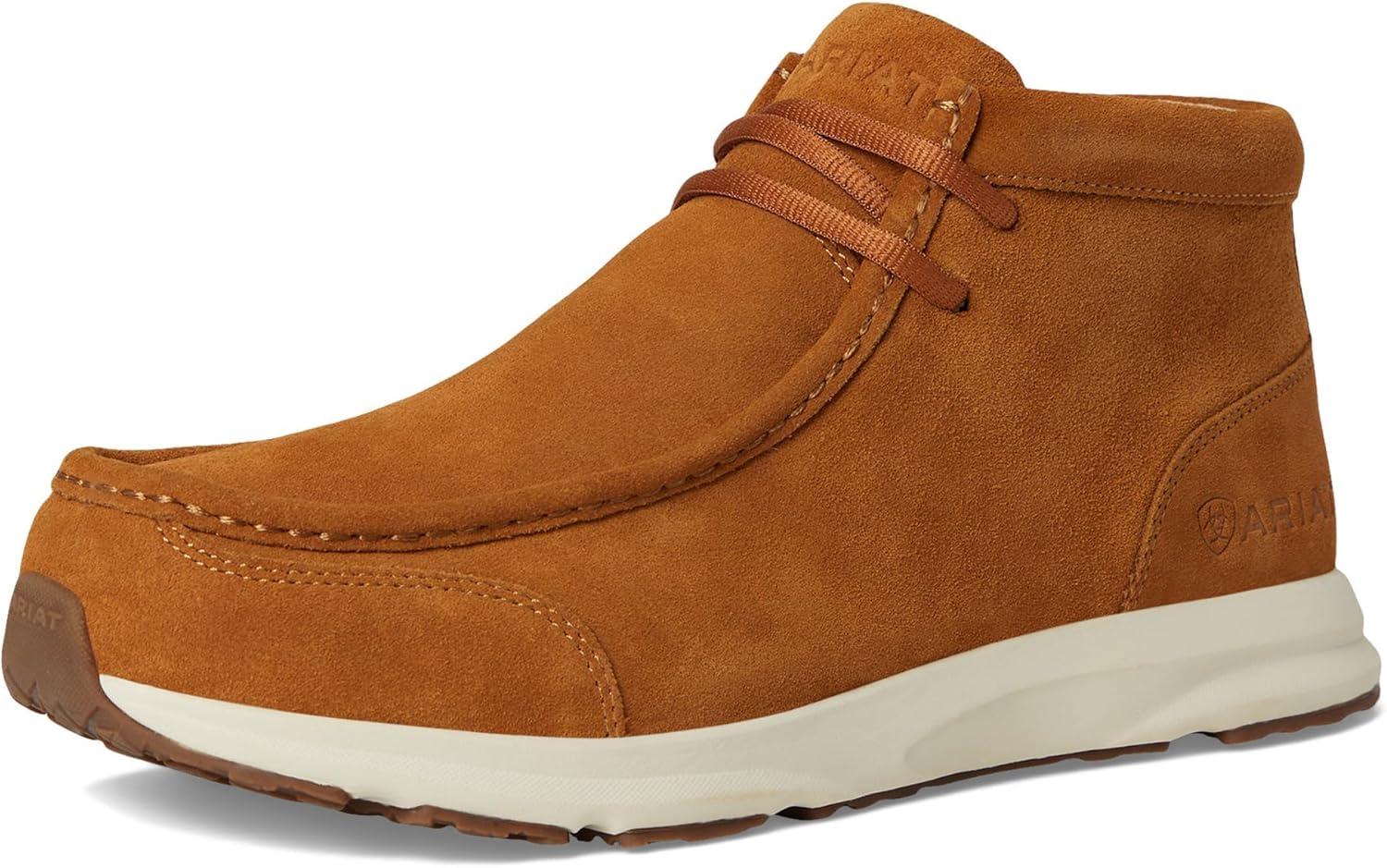 imageAriat Mens Workhog SQ Toe ST Work BootNatural Suede