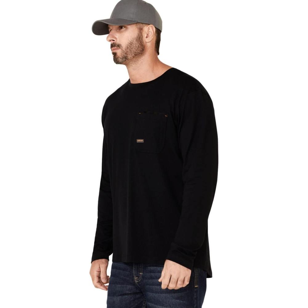 imageARIAT Mens Basic Hoodie Sweatshirt Cobalt Raised Grey Stripes Large Tall