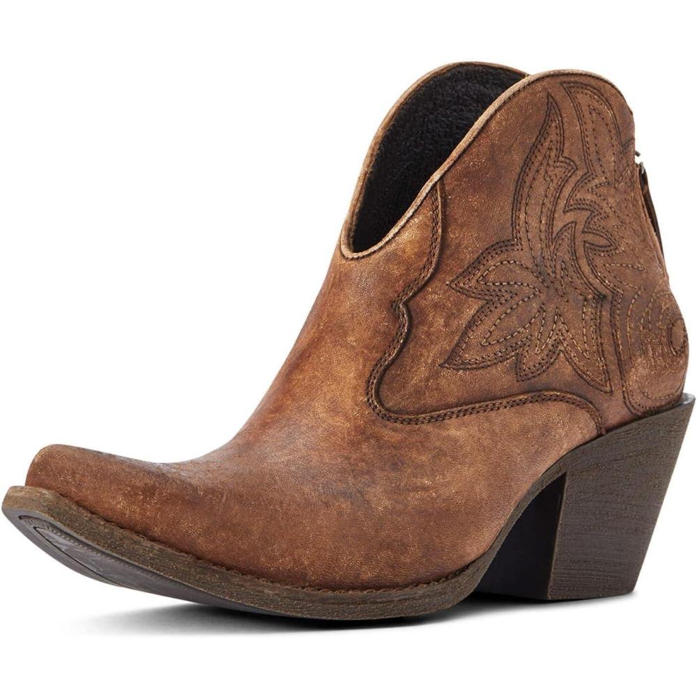 imageARIAT Womens Layla Western BootNaturally Distressed Brown
