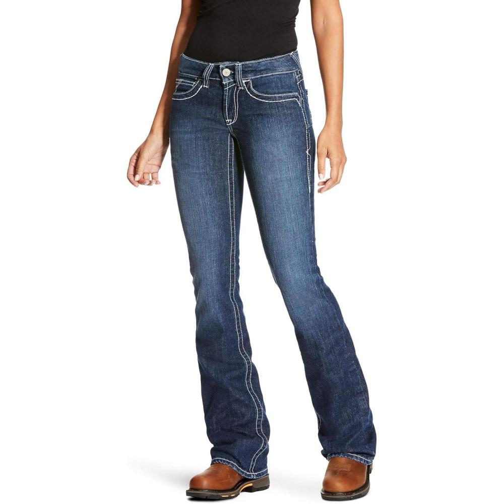 imageAriat Mens M4 Low Rise Stretch Legacy Boot Cut JeanVolta