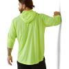 ARIAT Mens Rebar Evolution Hooded Sun Shirt(Safety Yellow)