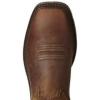 Ariat Men’s Groundbreaker Wide Square Toe Steel Toe Work Boot(Brown)