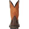 Ariat Men’s Groundbreaker Wide Square Toe Steel Toe Work Boot(Brown/Ember)