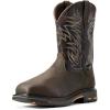 ARIAT Men’s Workhog Wide Square Waterproof Metguard Composite Toe Work Boot(Bruin Brown/Crazy Black)