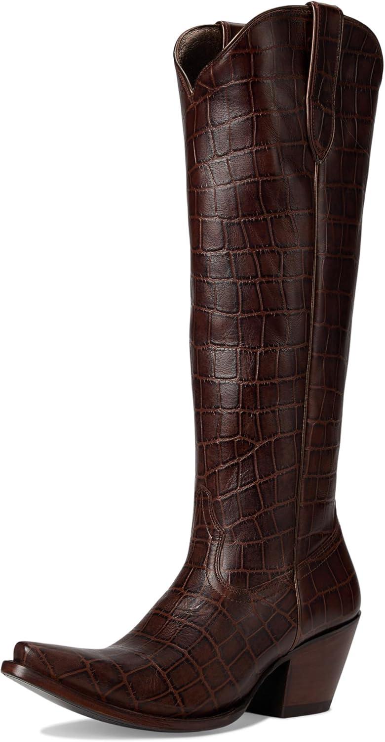 imageARIAT womens CasanovaLuxe Espresso Croc Print