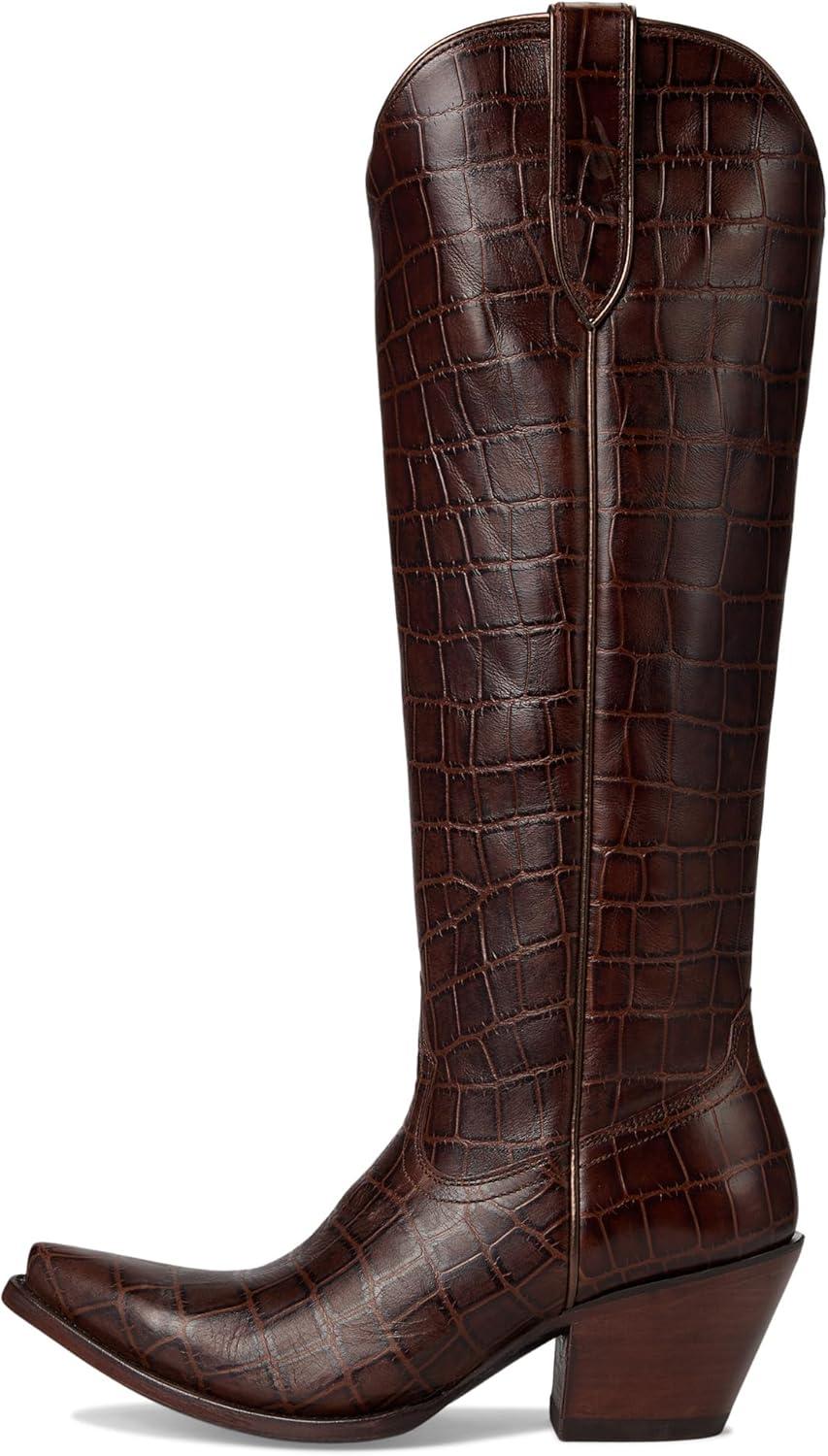 imageARIAT womens CasanovaLuxe Espresso Croc Print