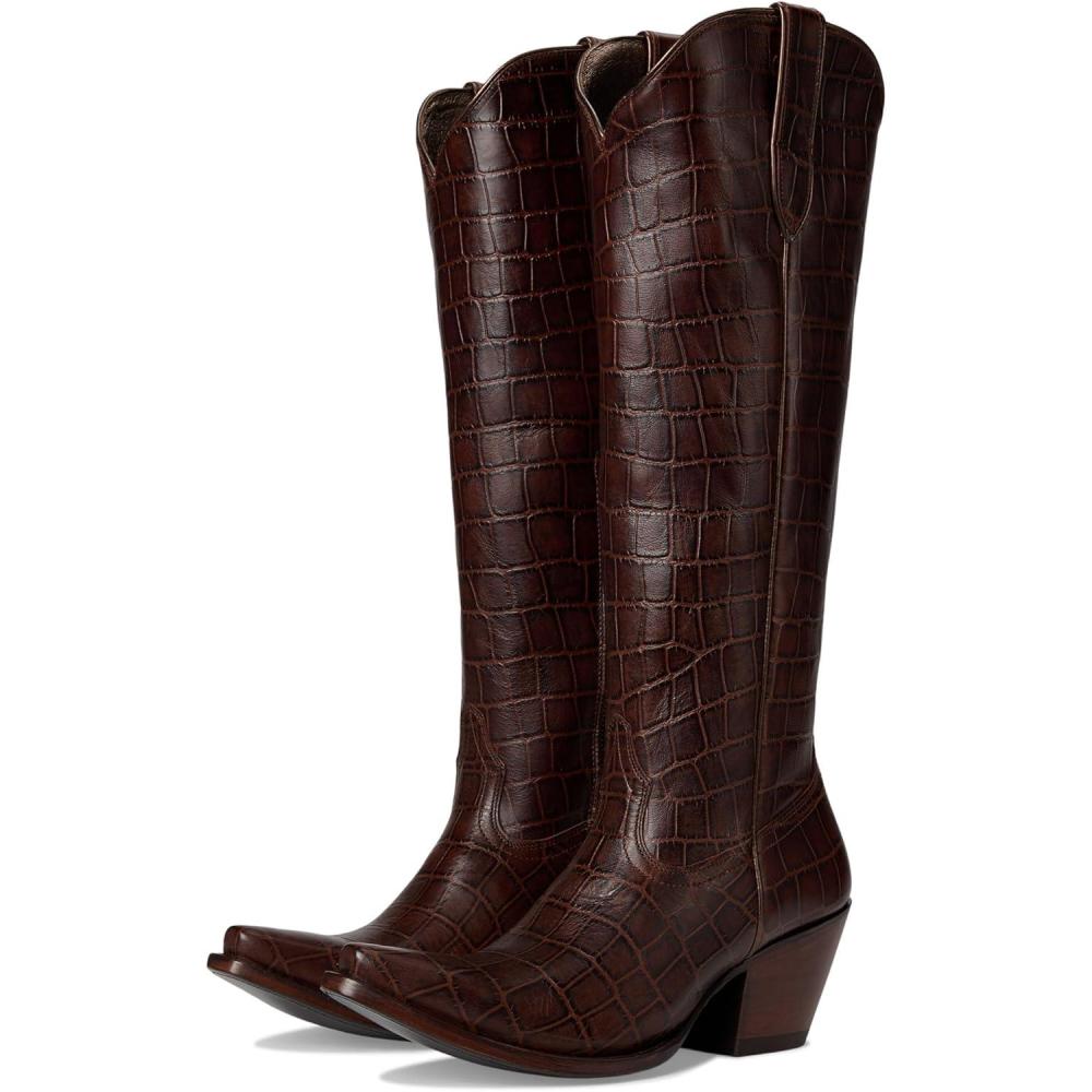 imageARIAT womens CasanovaLuxe Espresso Croc Print